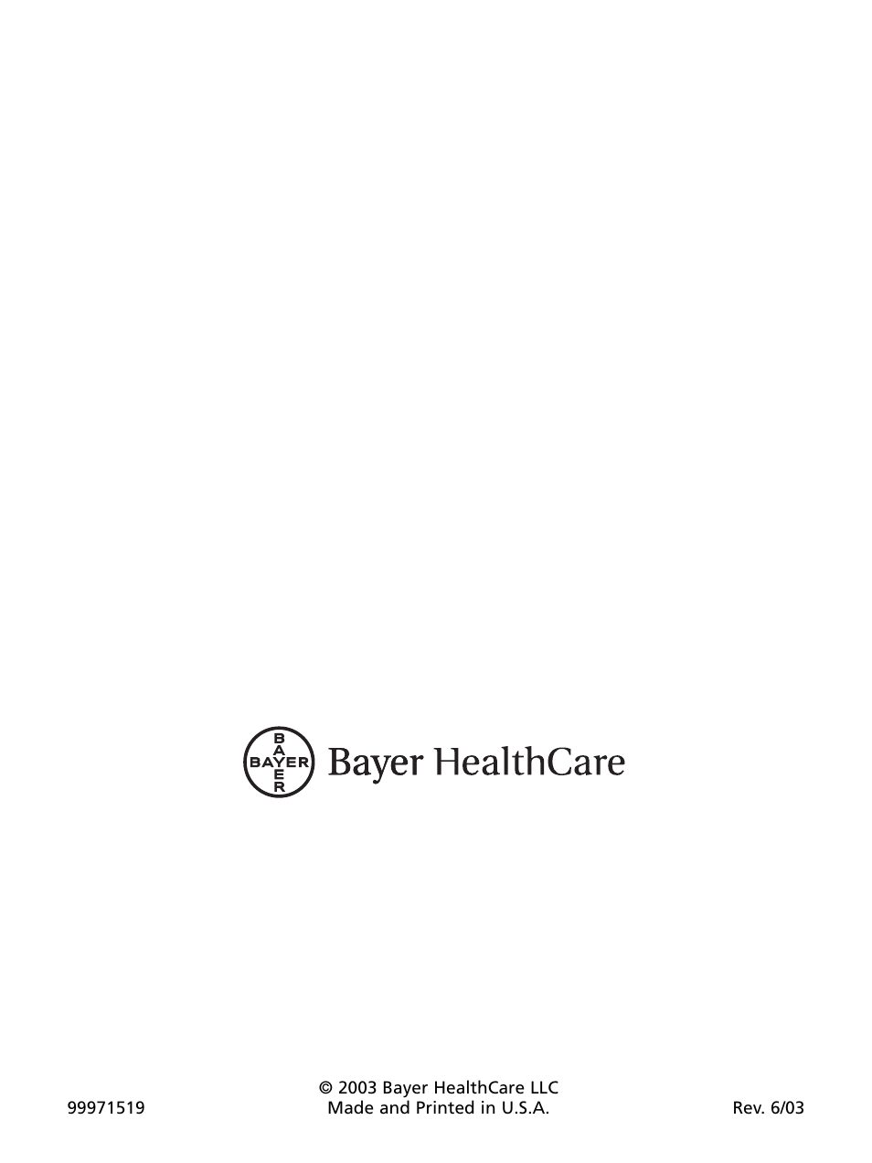Bayer HealthCare Ascensia Contour Blood Glucose Monitoring System User Manual | Page 46 / 46