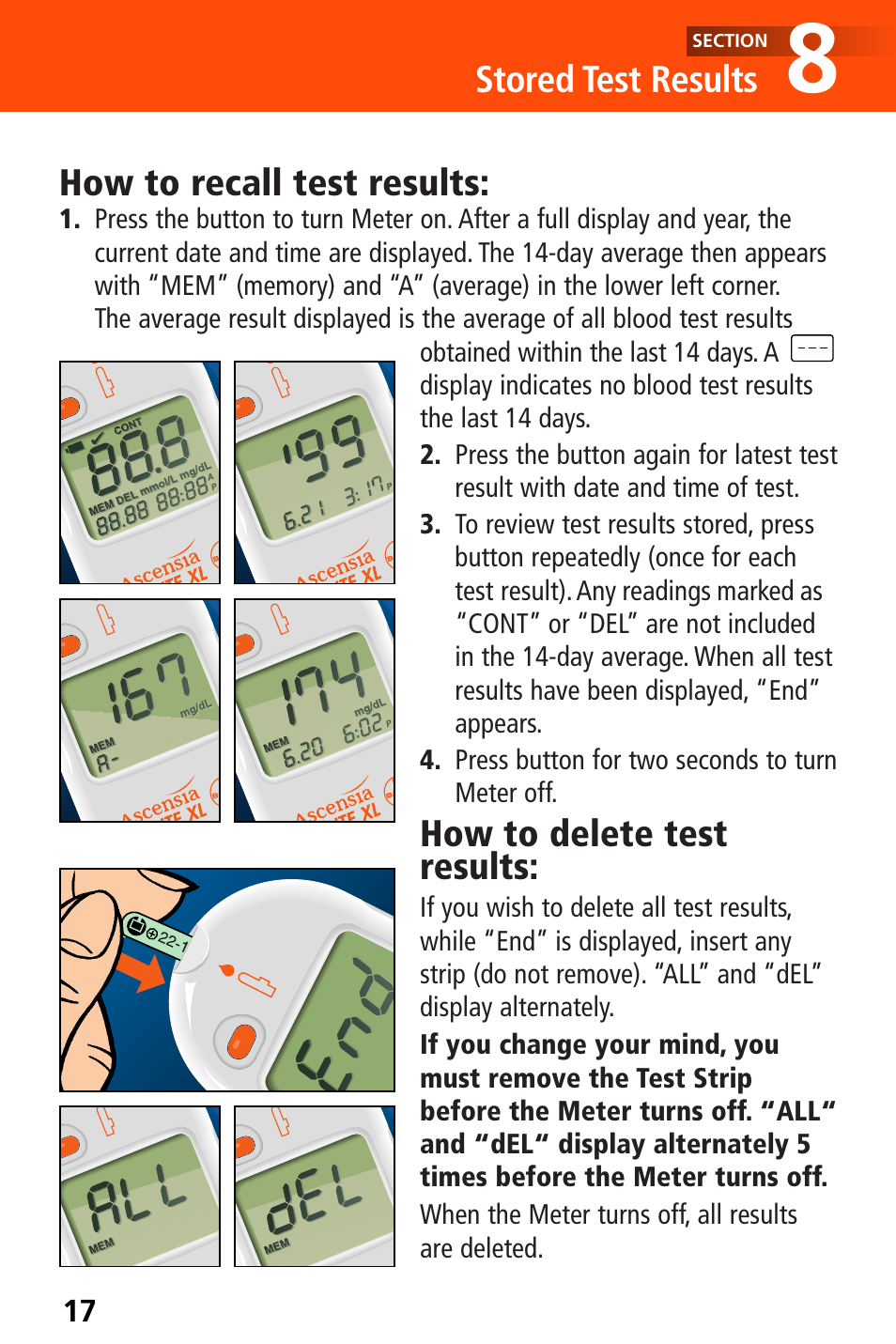 Bayer HealthCare Ascensia Elite XL User Manual | Page 21 / 36