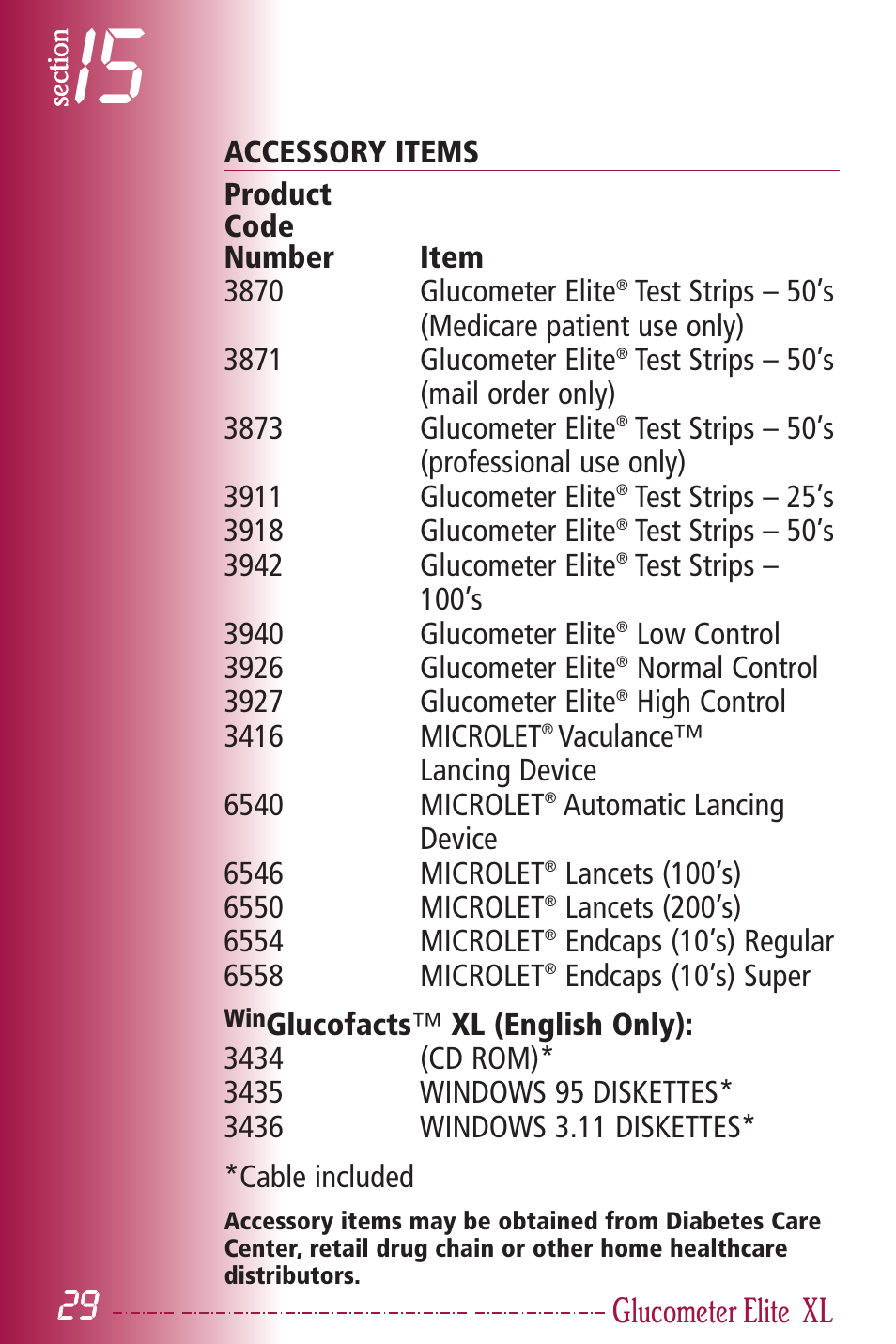 Glucometer elite | Bayer HealthCare Elite XL User Manual | Page 33 / 70