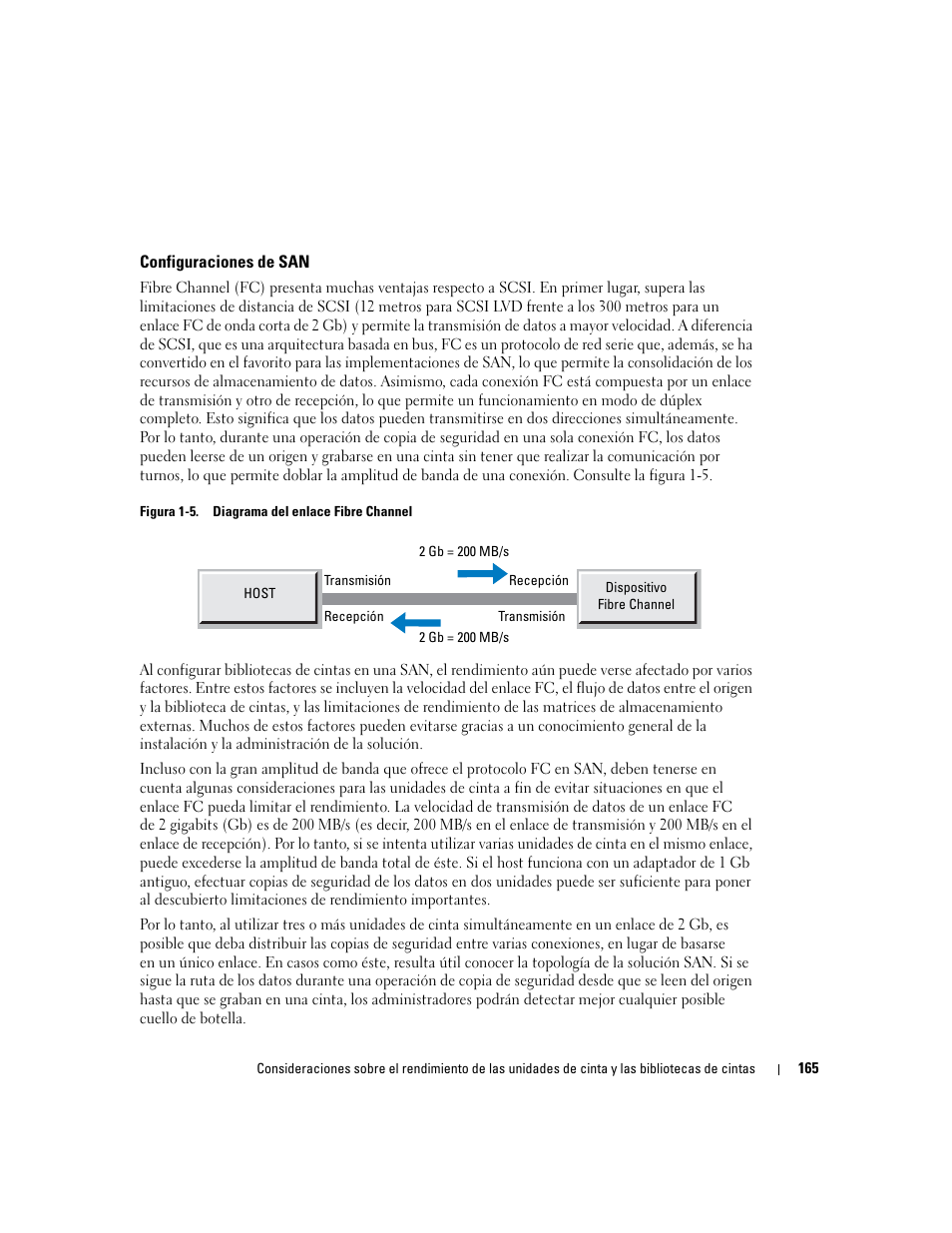 Configuraciones de san | Dell PowerVault 110T LTO2 (Tape Drive) User Manual | Page 165 / 176