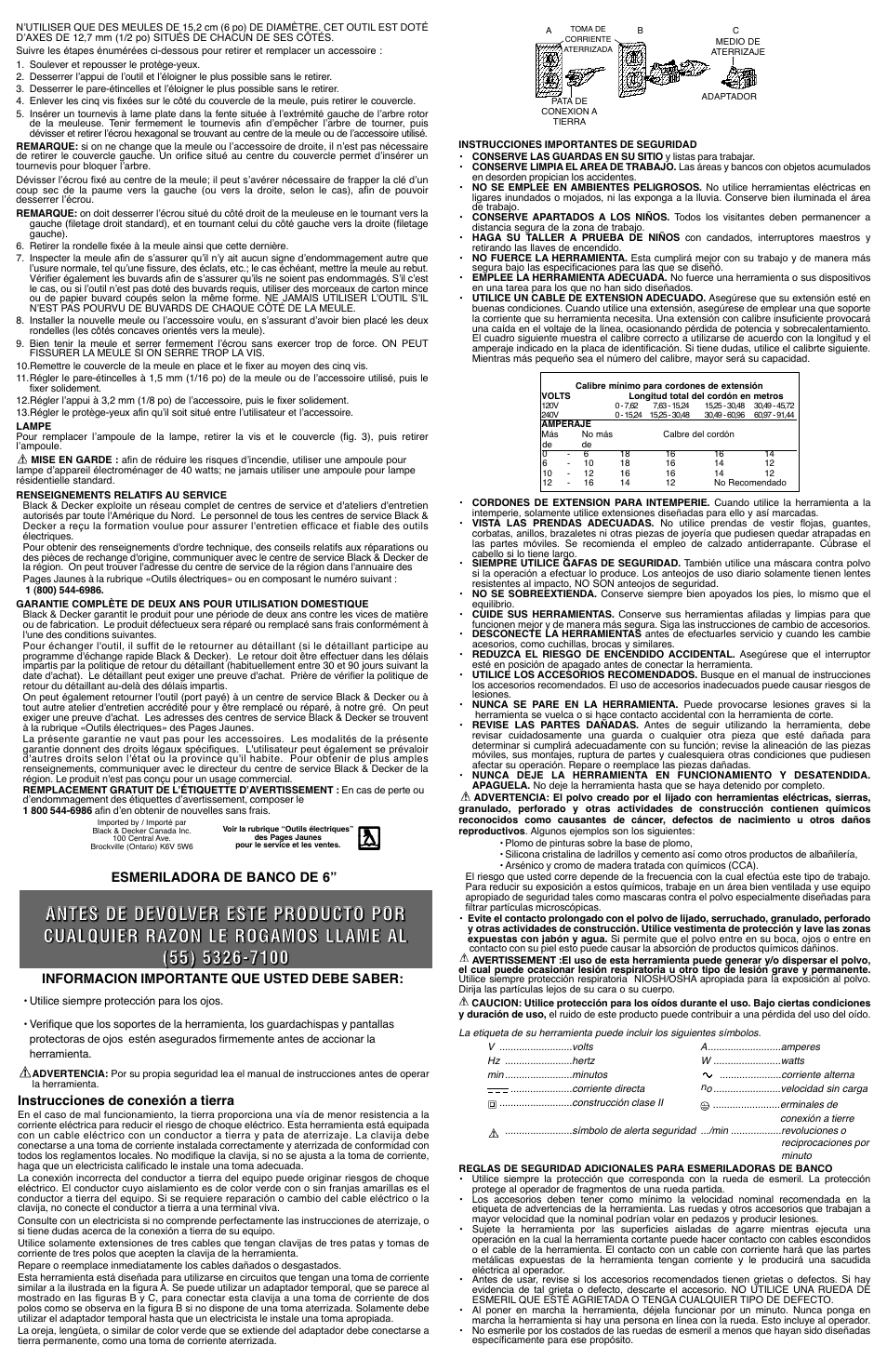 Black & Decker Fire Storm FS6000BG User Manual | Page 4 / 5