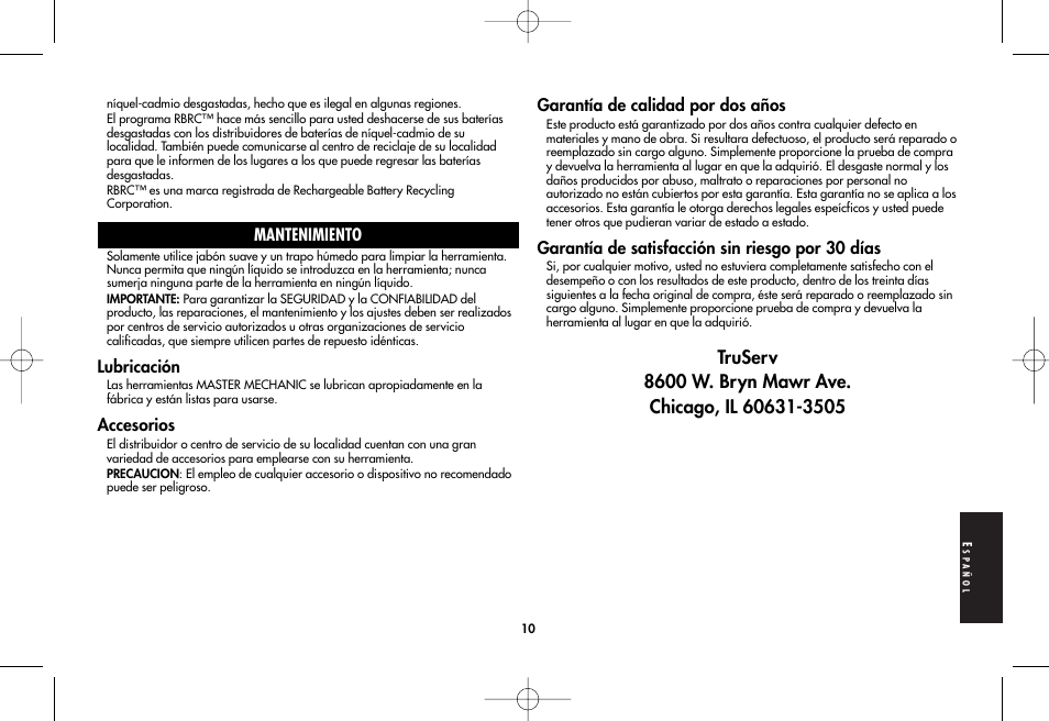 Black & Decker 386230 User Manual | Page 10 / 11