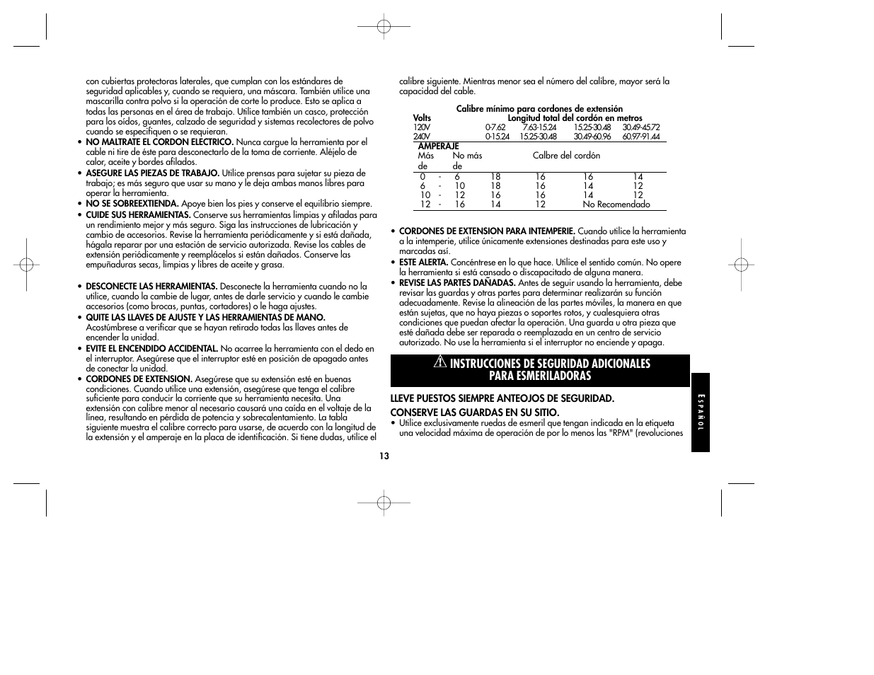 Black & Decker TV800 User Manual | Page 13 / 16