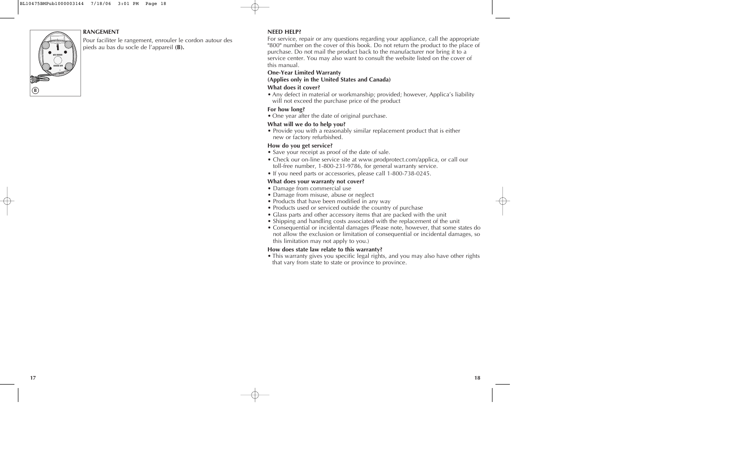 Black & Decker BL10475BM User Manual | Page 10 / 13