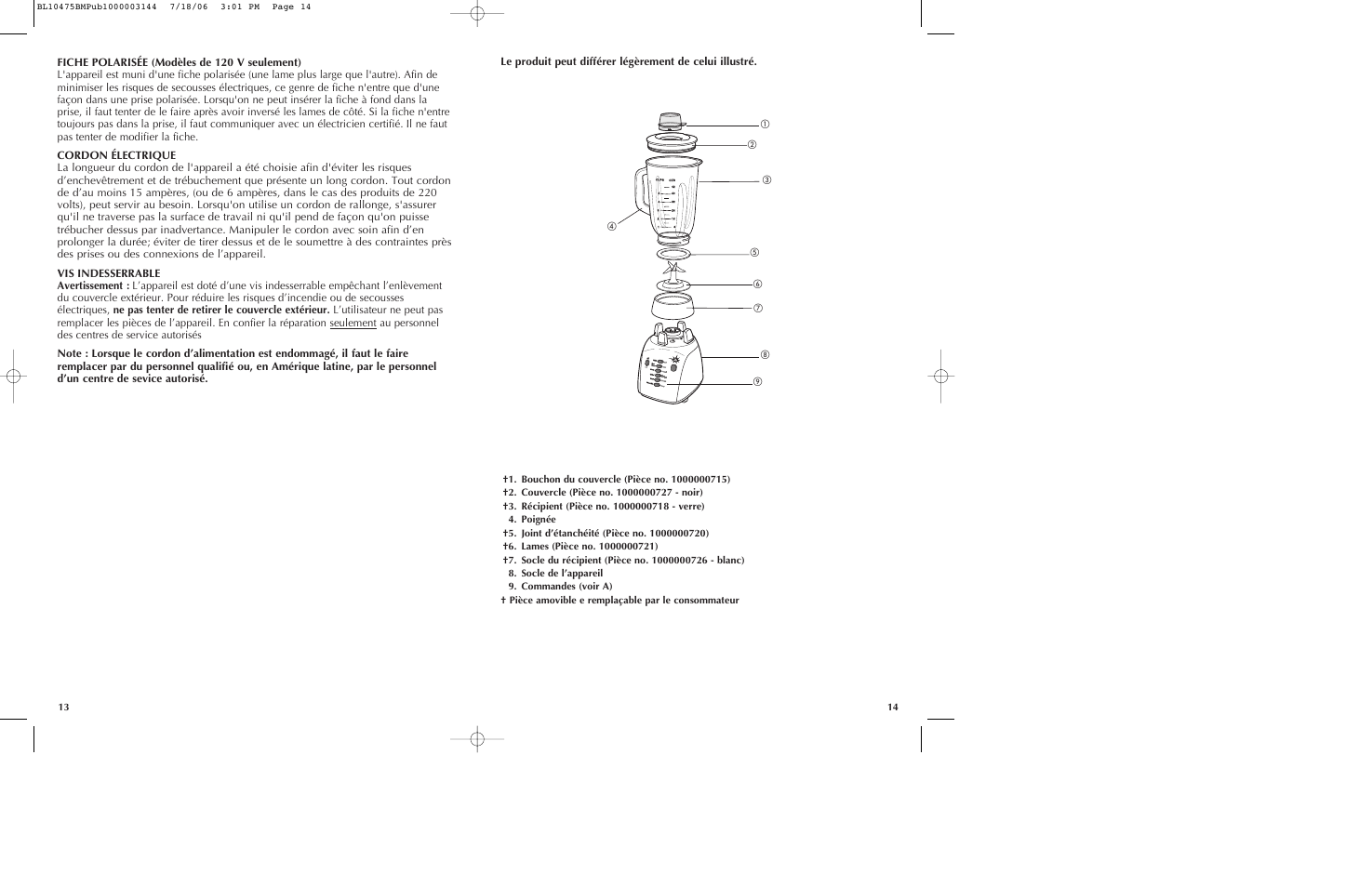 Black & Decker BL10475BM User Manual | Page 8 / 13