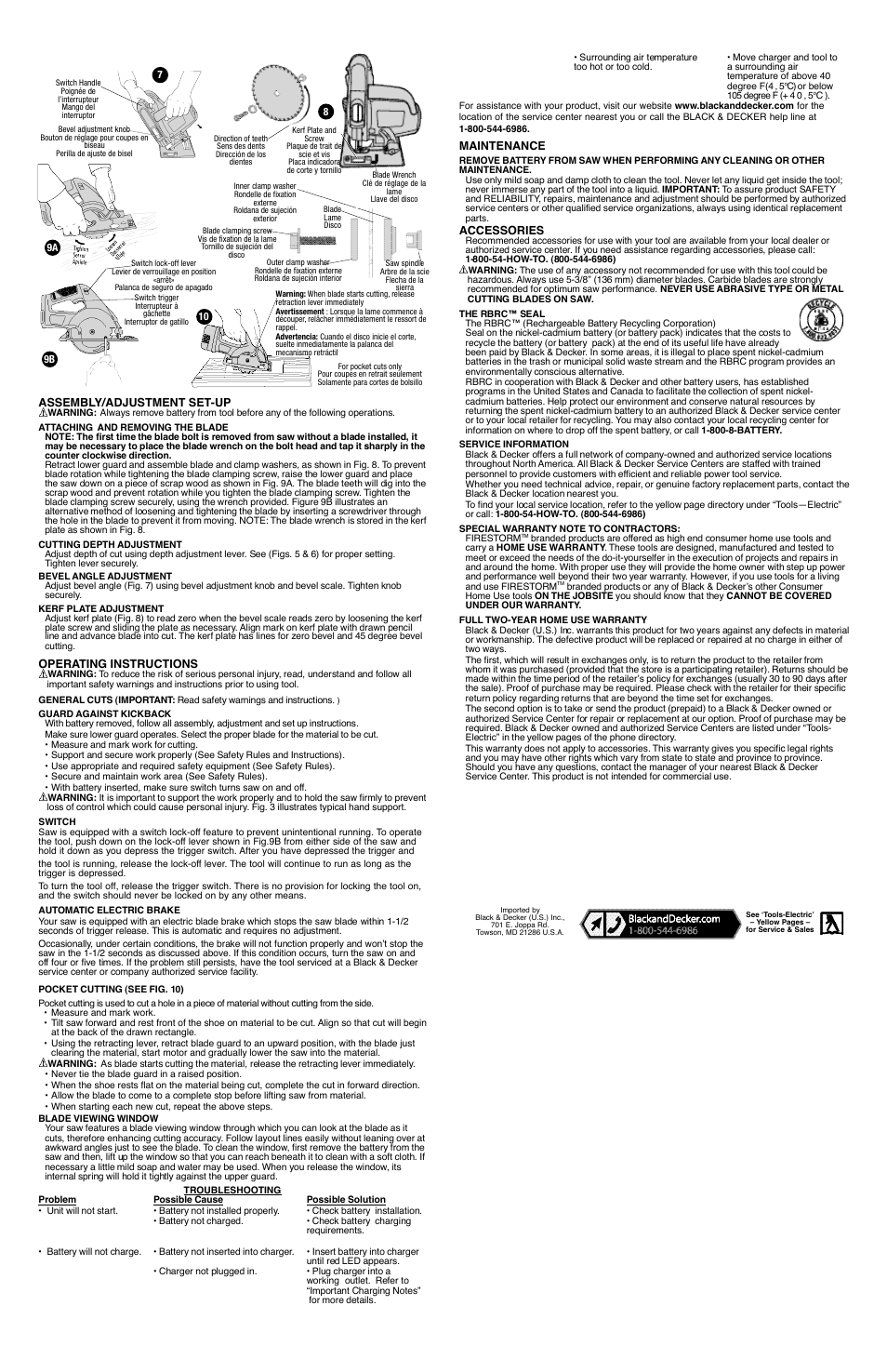 Black & Decker Fire Storm 90503809 User Manual | Page 3 / 9