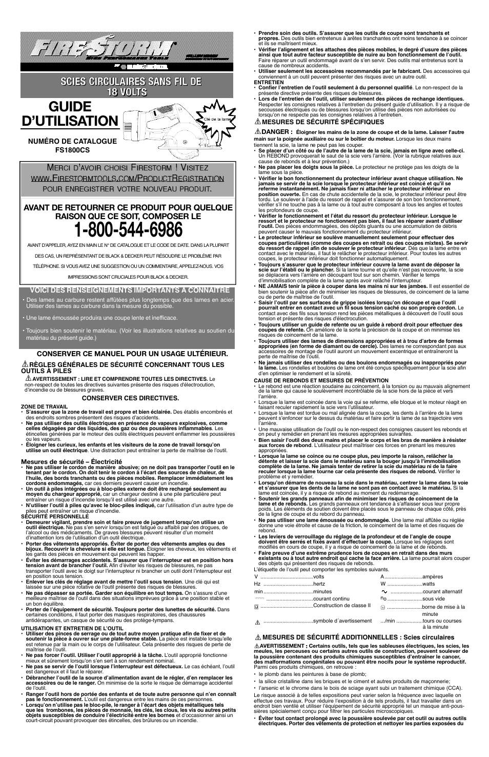 Black & Decker Fire Storm 90503809 User Manual | Page 4 / 9