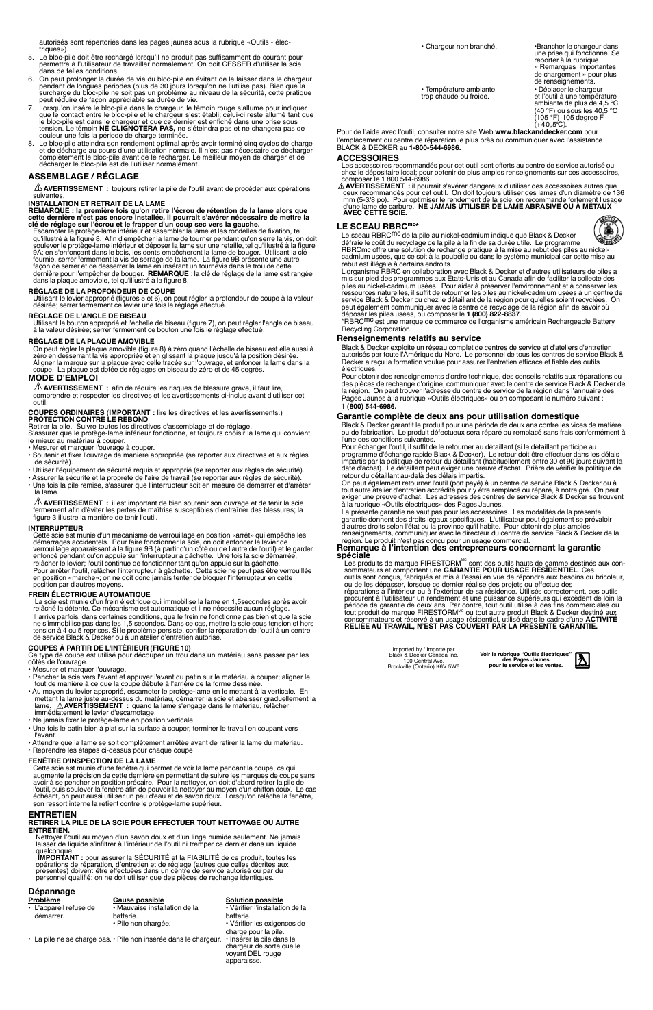 Black & Decker Fire Storm 90503809 User Manual | Page 6 / 9