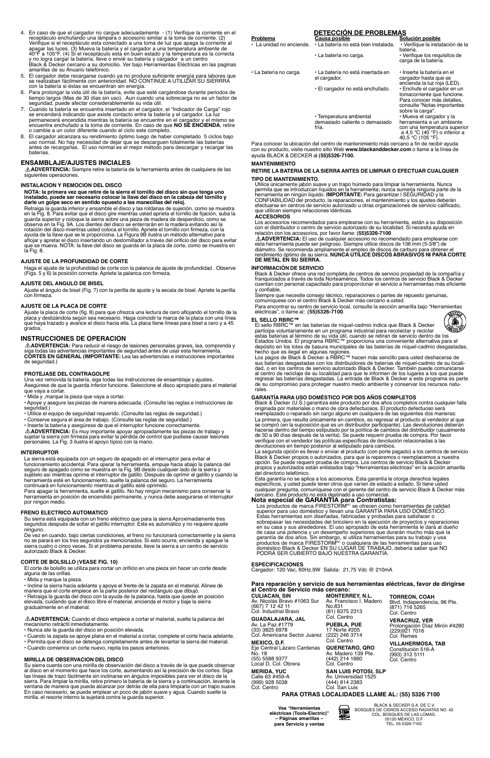 Black & Decker Fire Storm 90503809 User Manual | Page 9 / 9