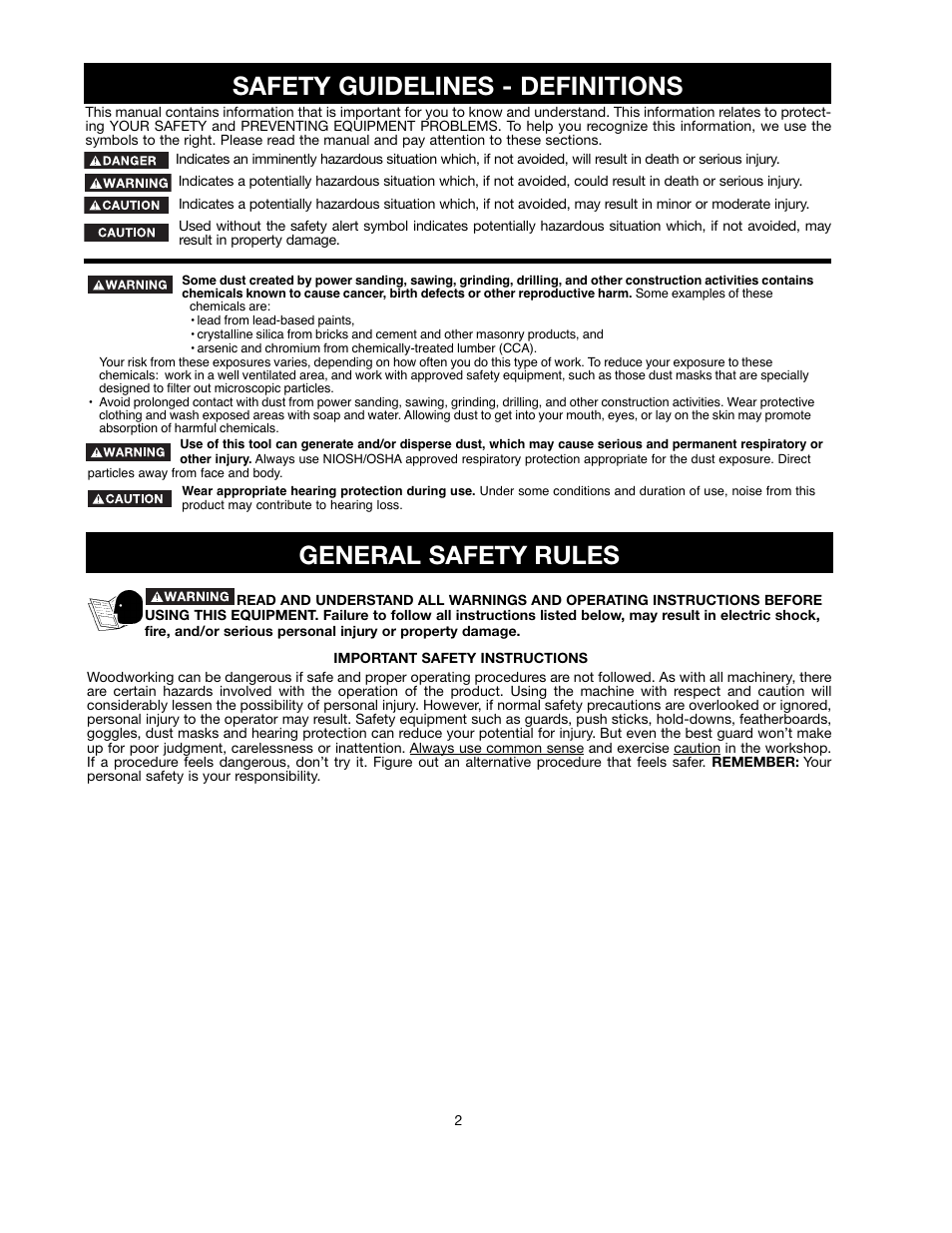 Black & Decker FIRESTORM FS210LS User Manual | Page 2 / 68