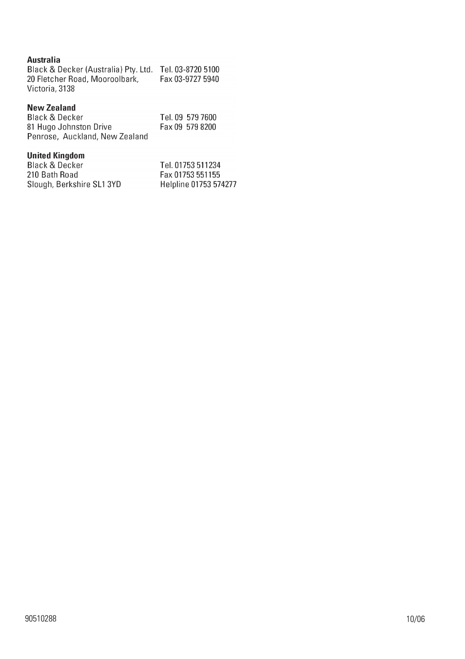 Black & Decker 90510288 User Manual | Page 12 / 12