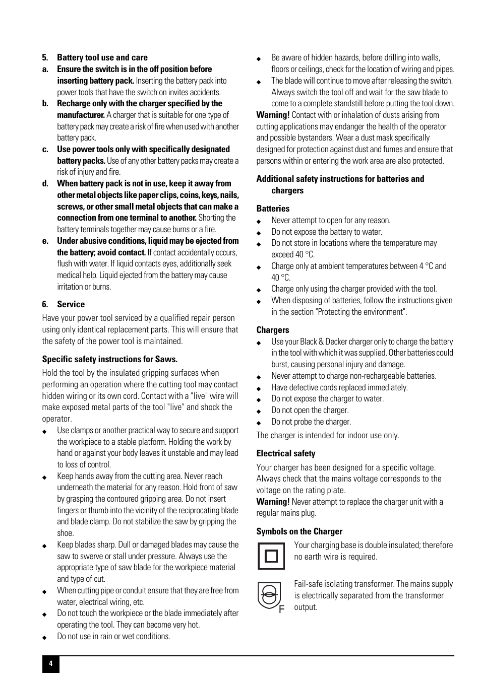 Black & Decker 90510288 User Manual | Page 4 / 12