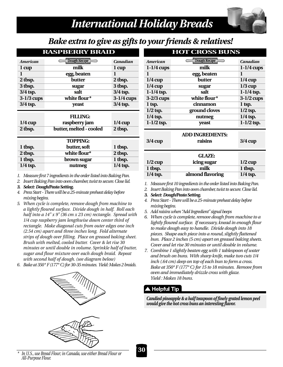International holiday breads | Black & Decker B1561 User Manual | Page 30 / 36