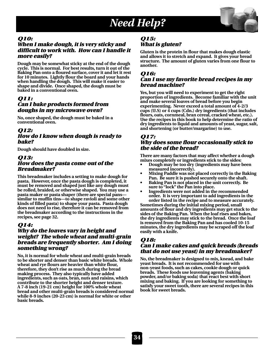 Need help | Black & Decker B1561 User Manual | Page 34 / 36