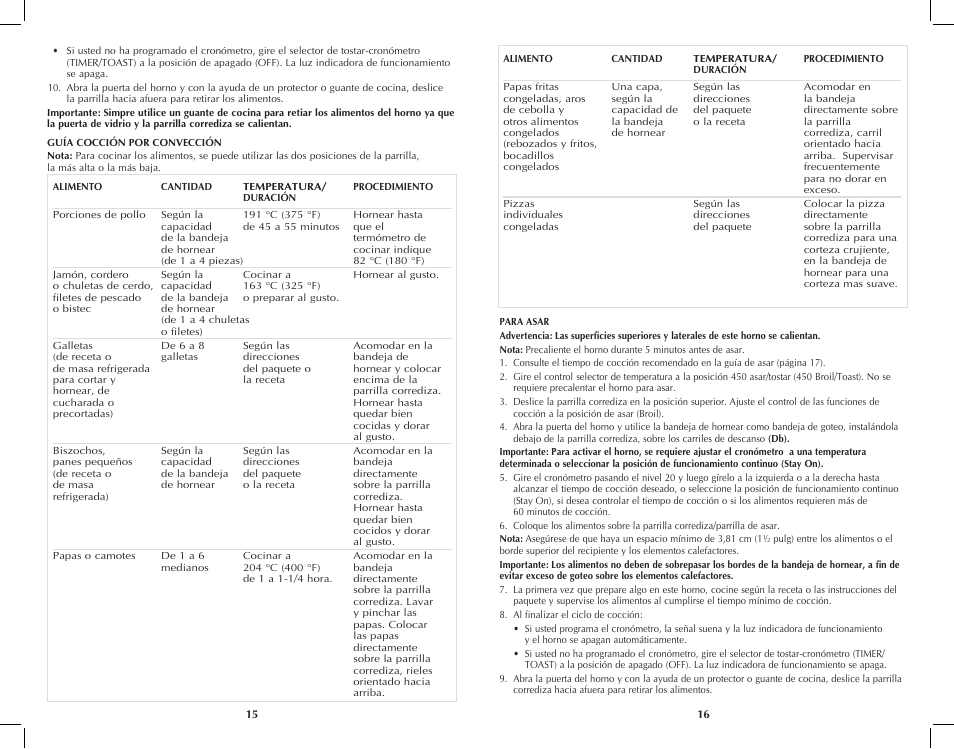 Black & Decker TRO4070 User Manual | Page 9 / 19