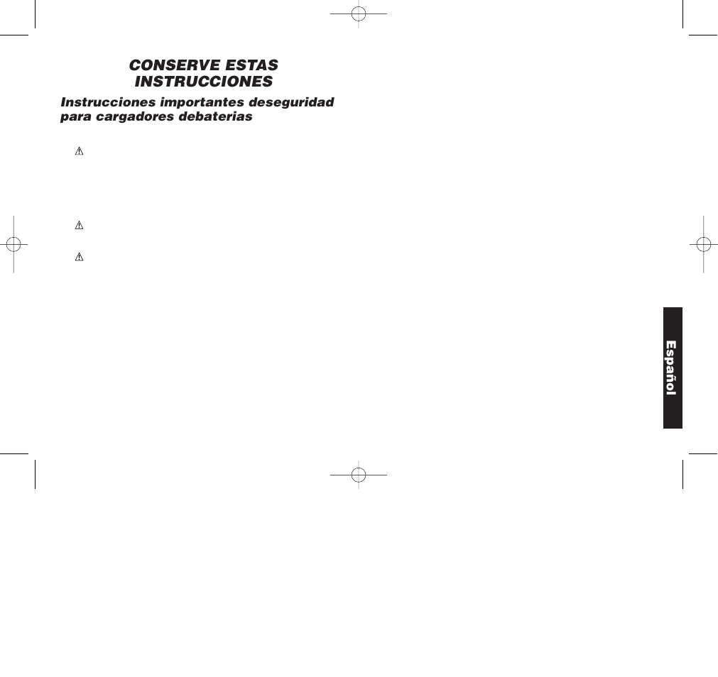 Conserve estas instrucciones, Español | Black & Decker DW901 User Manual | Page 20 / 26