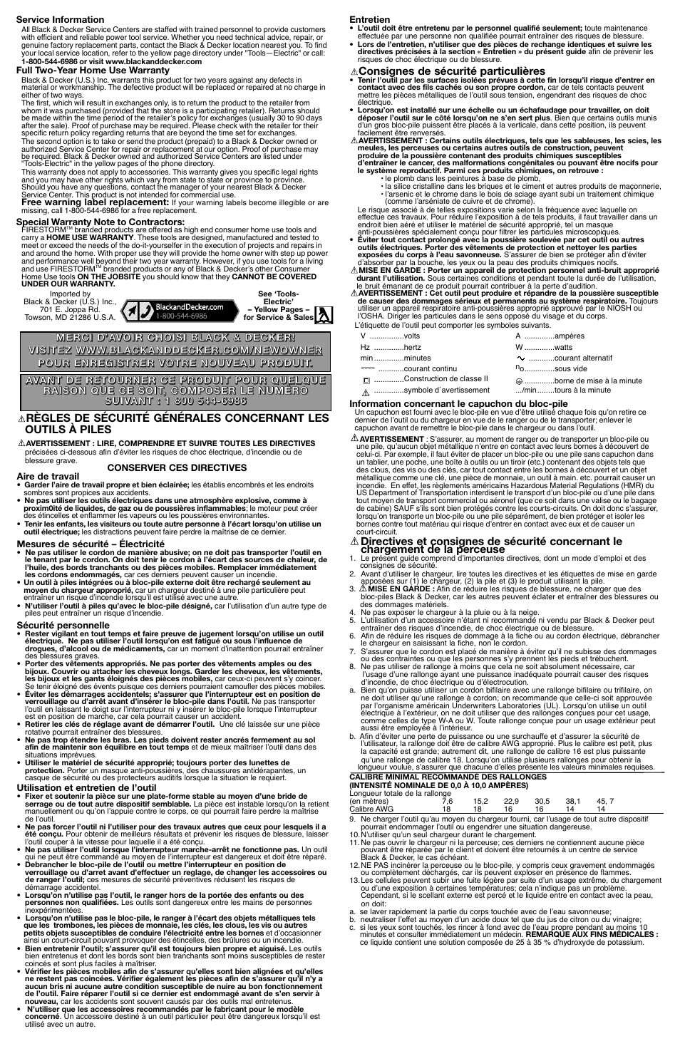 Black & Decker Fire Storm 90530527 User Manual | Page 3 / 6