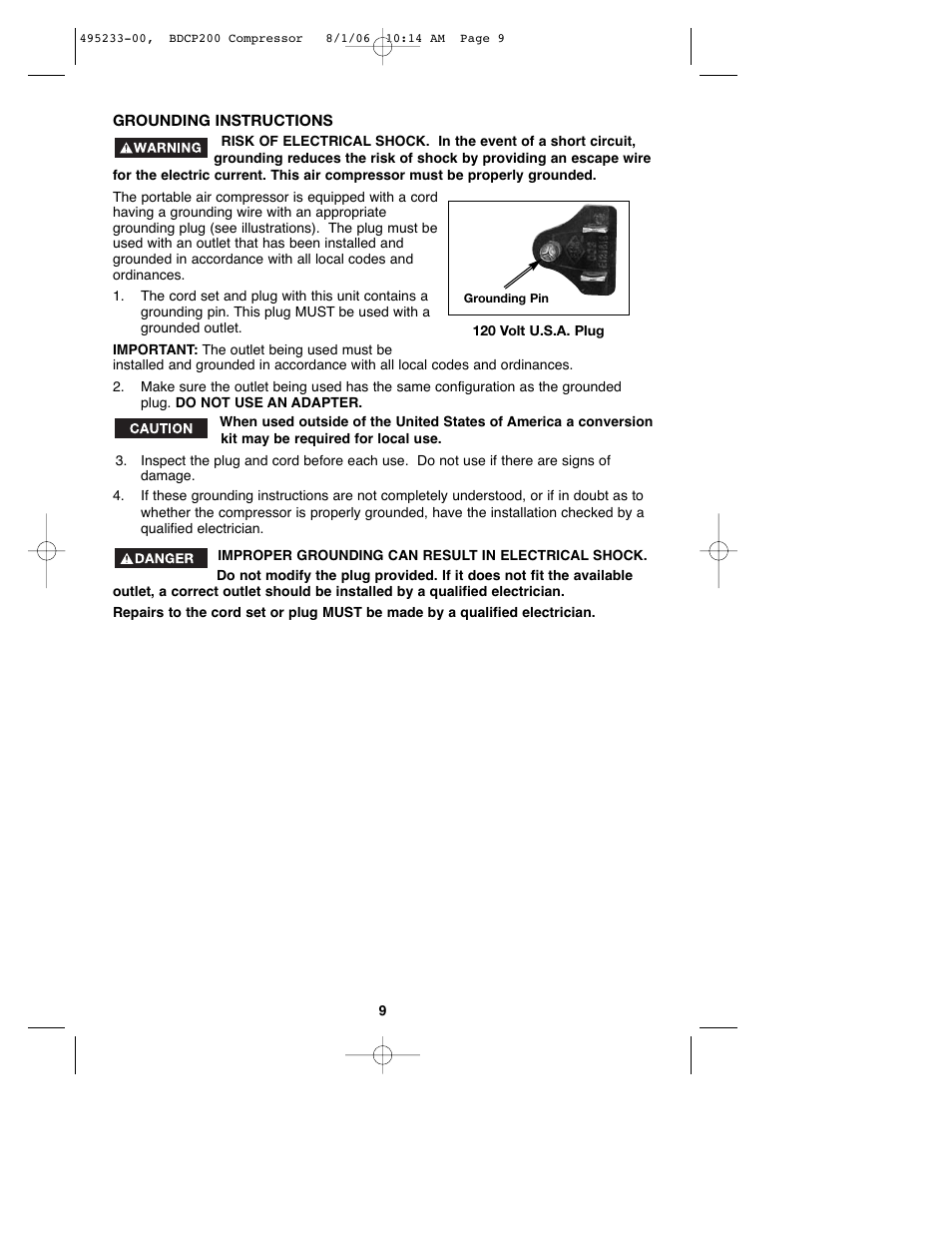 Black & Decker 495233-00 User Manual | Page 9 / 51