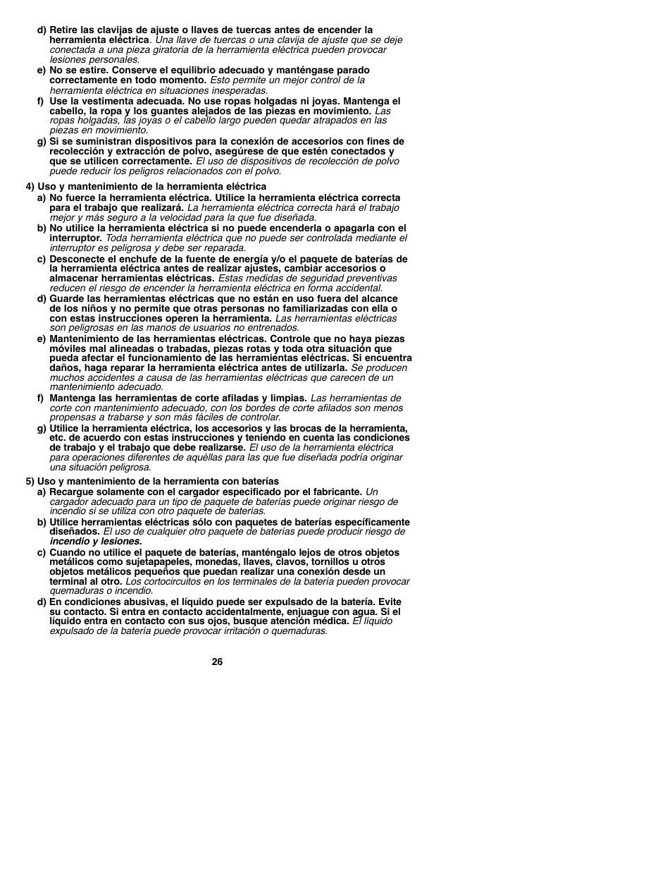 Black & Decker MS2000 User Manual | Page 26 / 36