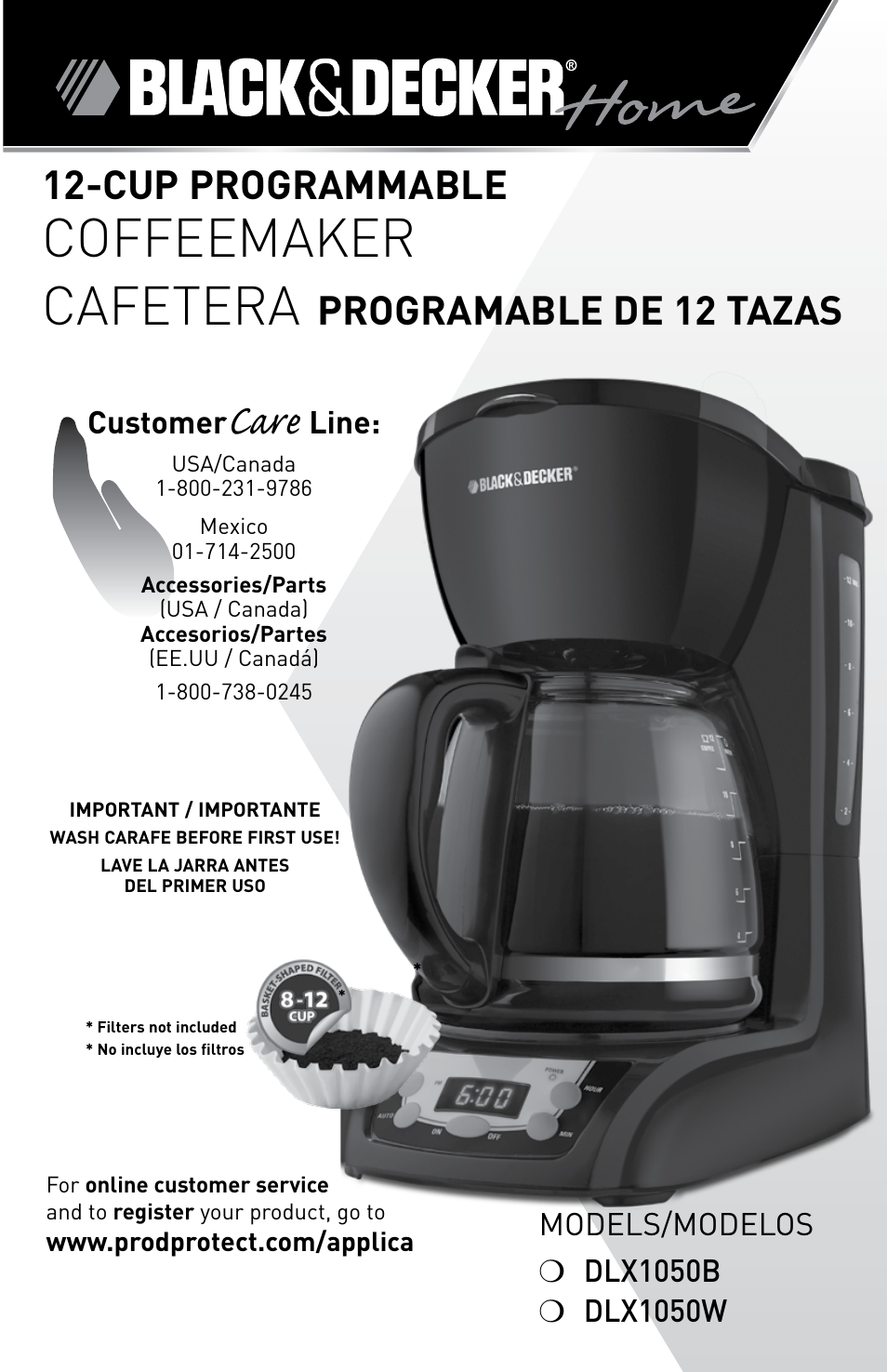 Black & Decker DLX1050B User Manual | 15 pages