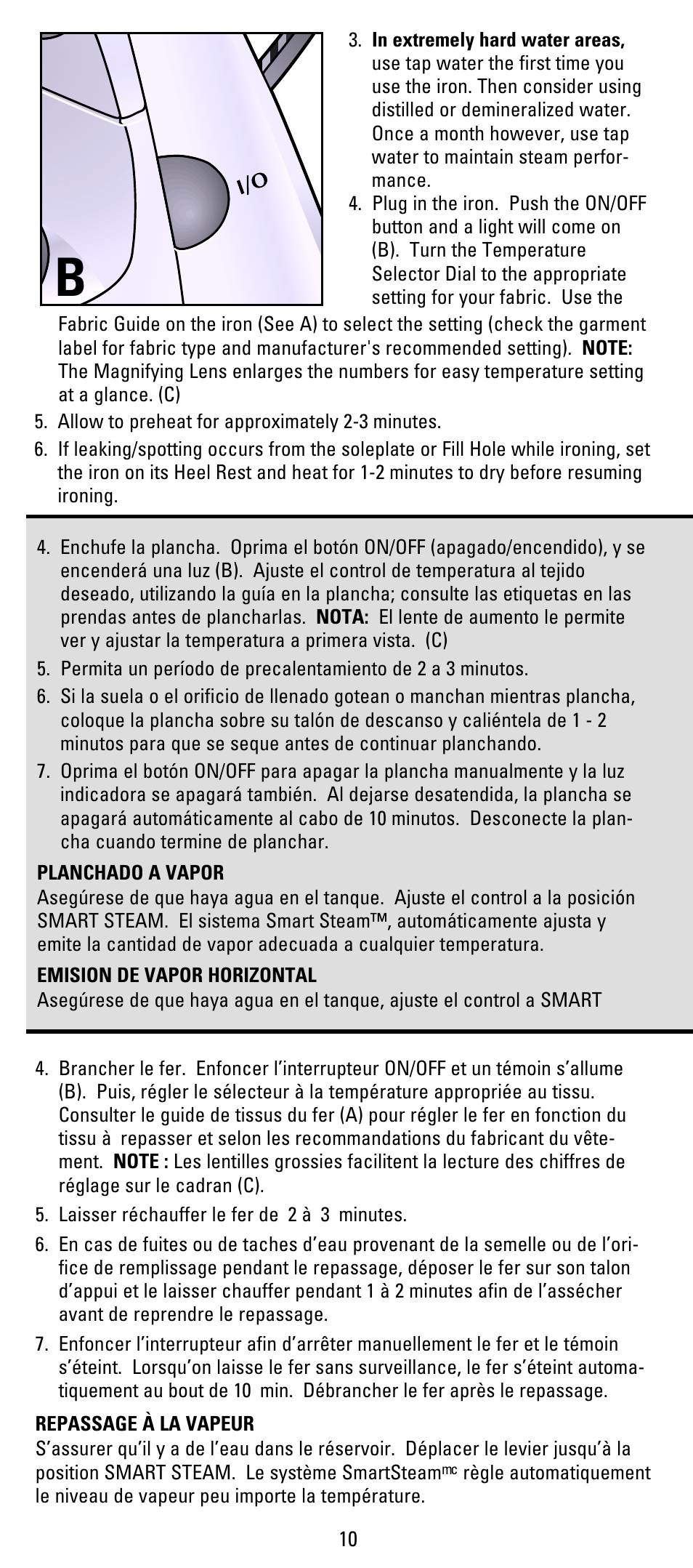 Black & Decker X700 User Manual | Page 10 / 16