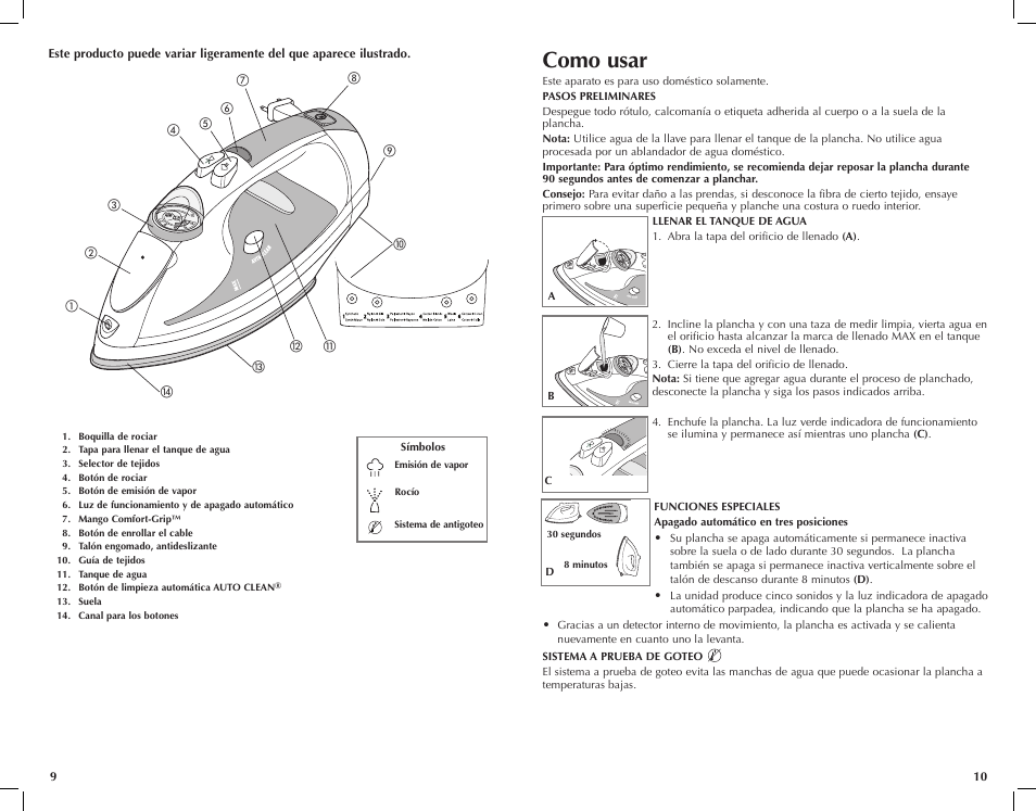Como usar | Black & Decker First Impressions ICR517 User Manual | Page 6 / 13