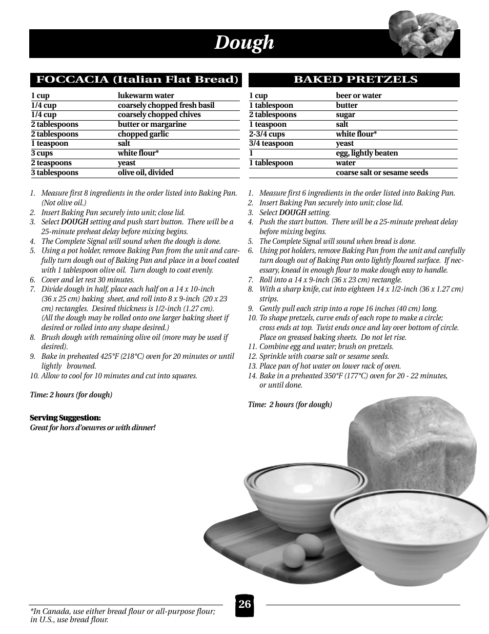 Dough | Black & Decker B2000 User Manual | Page 26 / 32