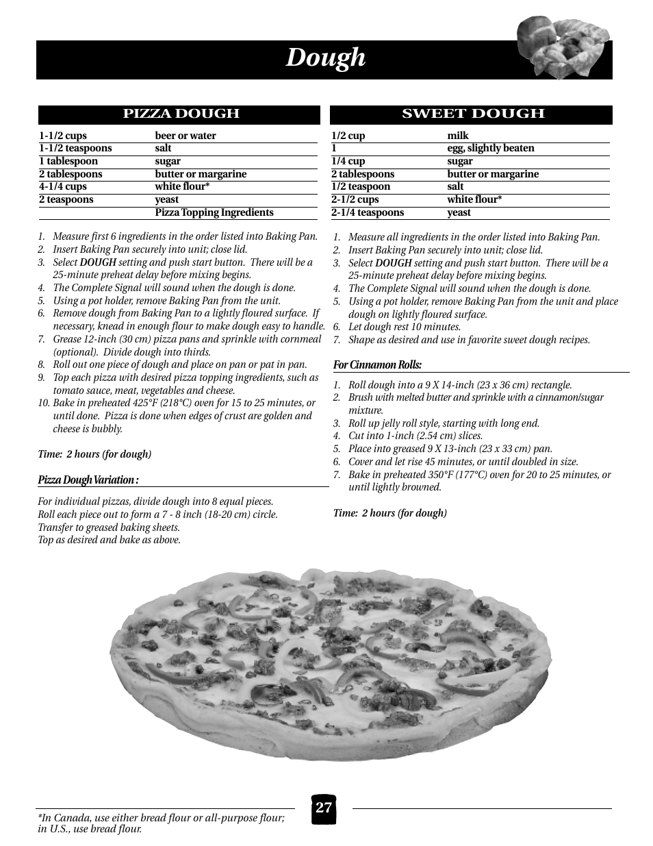 Dough | Black & Decker B2000 User Manual | Page 27 / 32