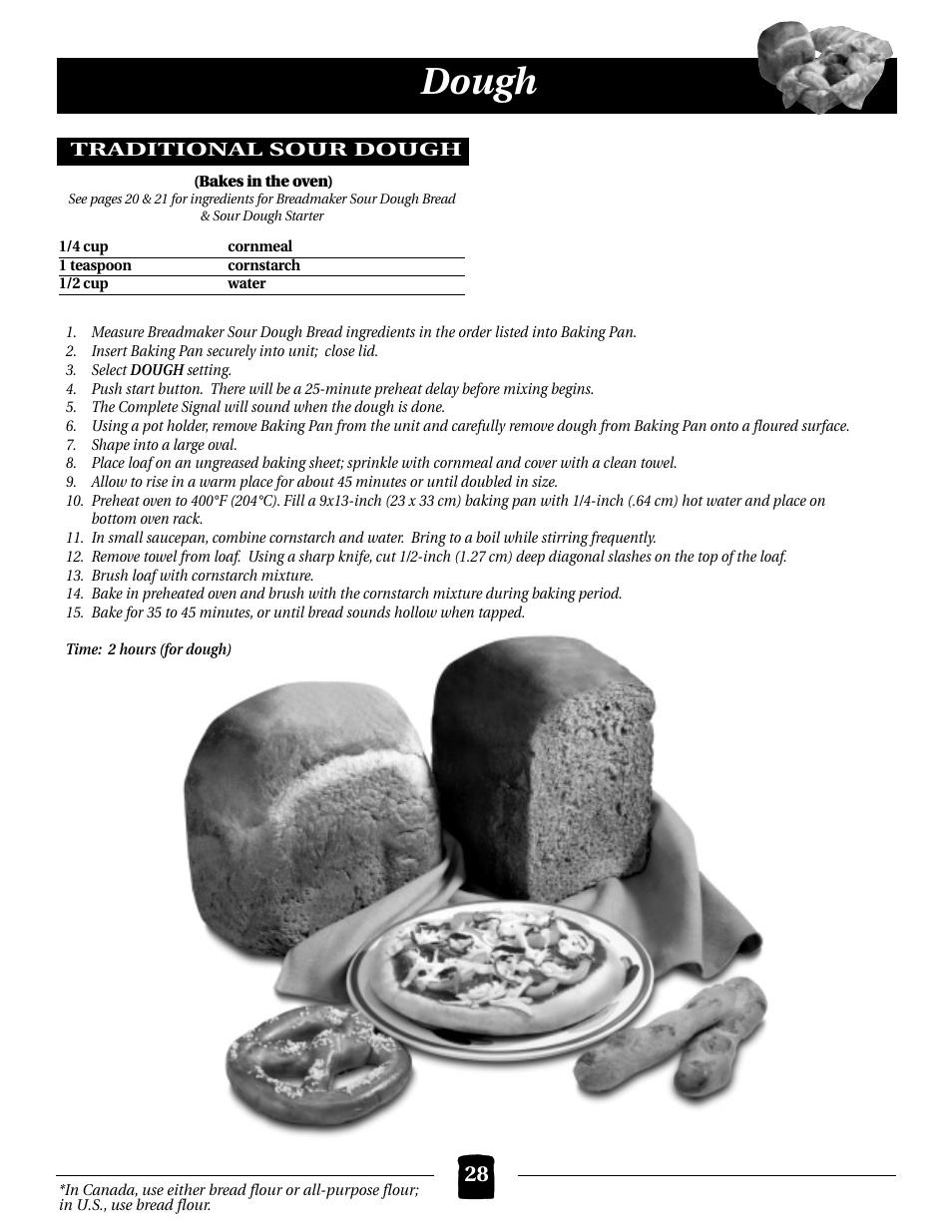 Dough | Black & Decker B2000 User Manual | Page 28 / 32