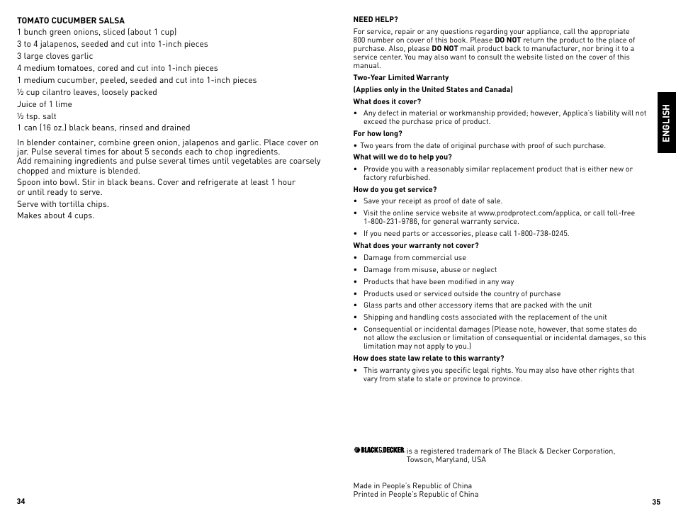 Black & Decker BlP6601M User Manual | Page 18 / 19