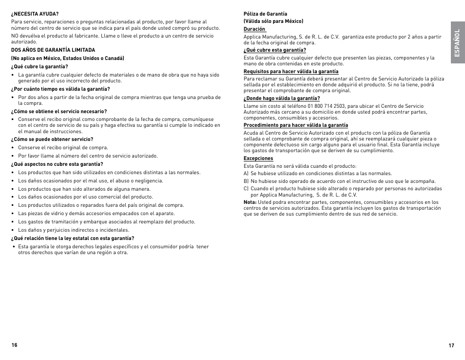Black & Decker BlP6601M User Manual | Page 9 / 19