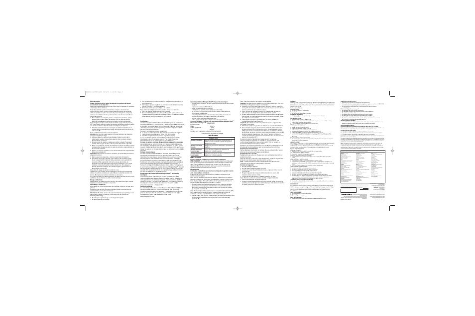 Black & Decker MOSQUITO HALO MR100 User Manual | Page 2 / 2