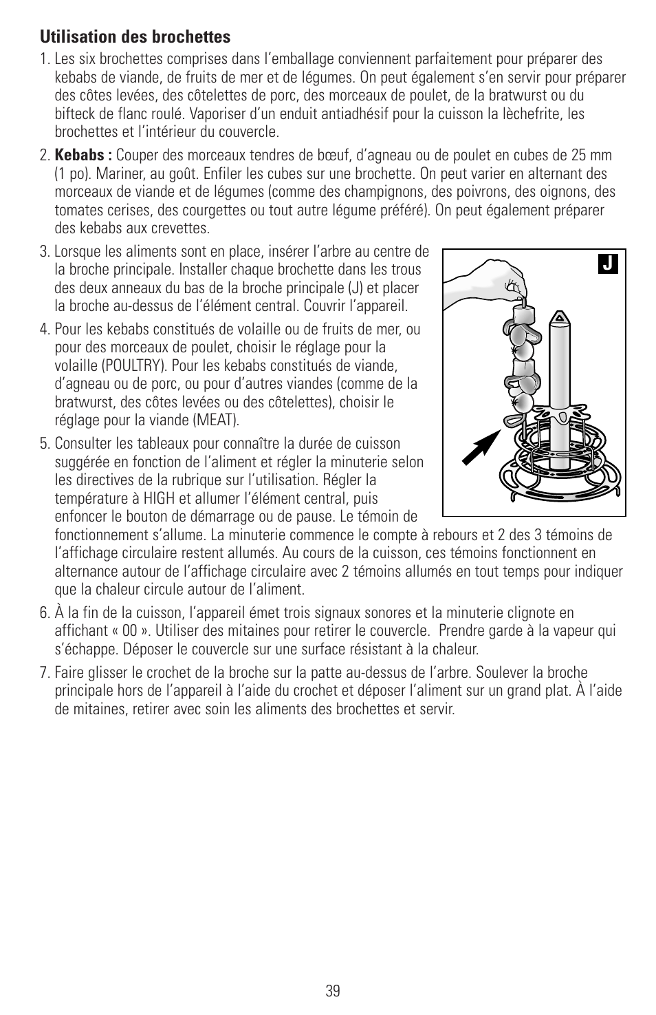 Black & Decker SMARTROTISSERIE RTS600 User Manual | Page 40 / 52
