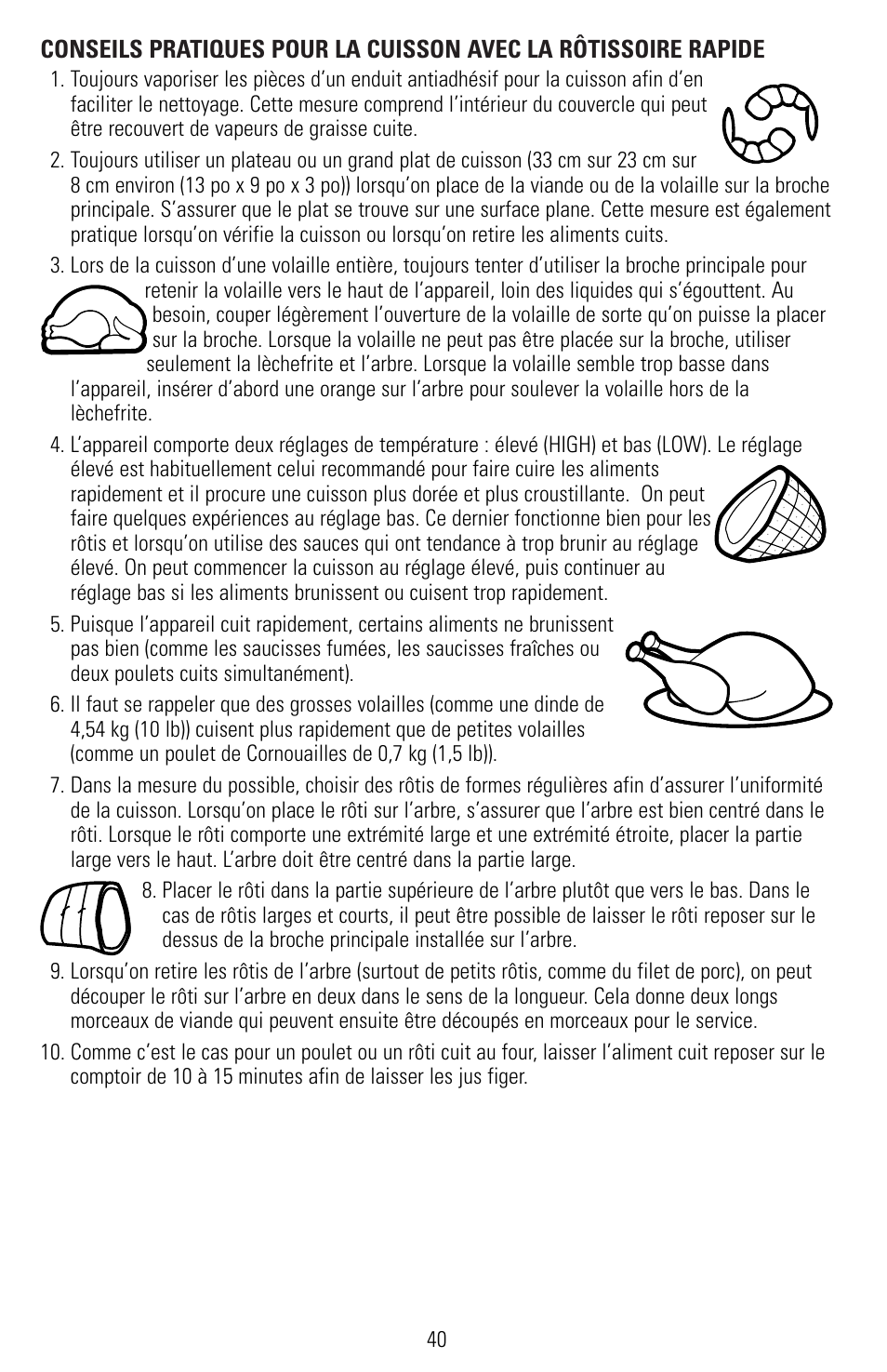 Black & Decker SMARTROTISSERIE RTS600 User Manual | Page 41 / 52