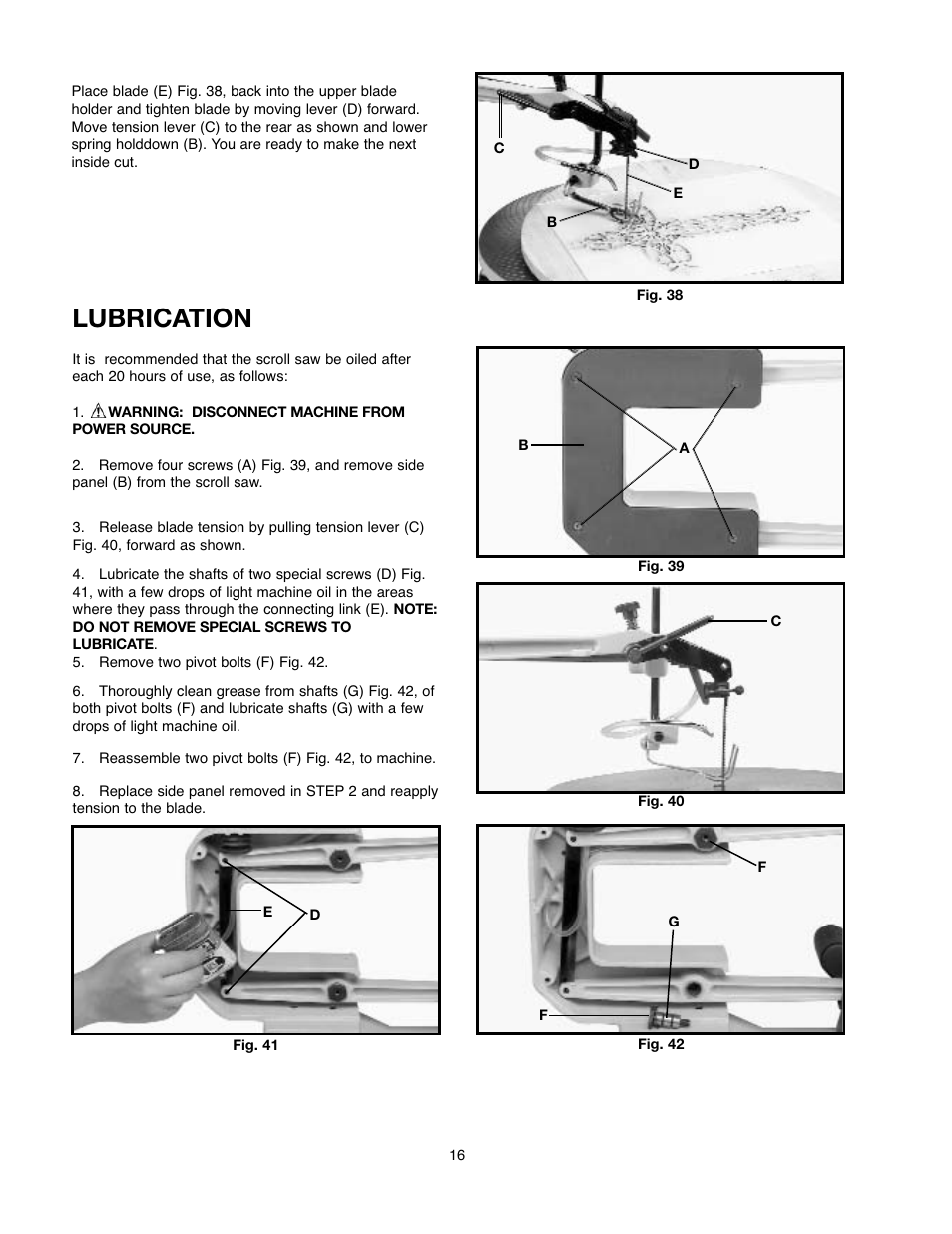 Lubrication | Black & Decker 90527840 User Manual | Page 16 / 39