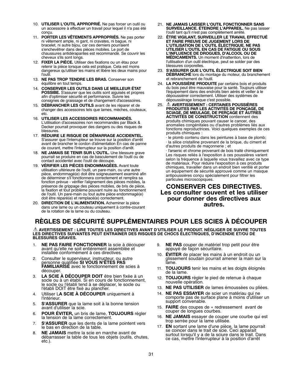 Black & Decker 90527840 User Manual | Page 31 / 39