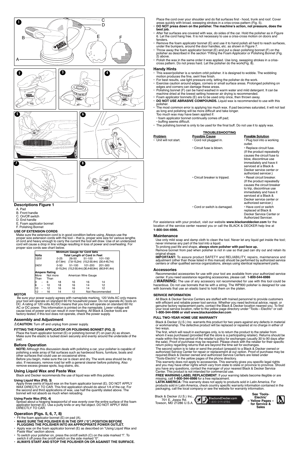 Black & Decker 90556294 User Manual | Page 2 / 6