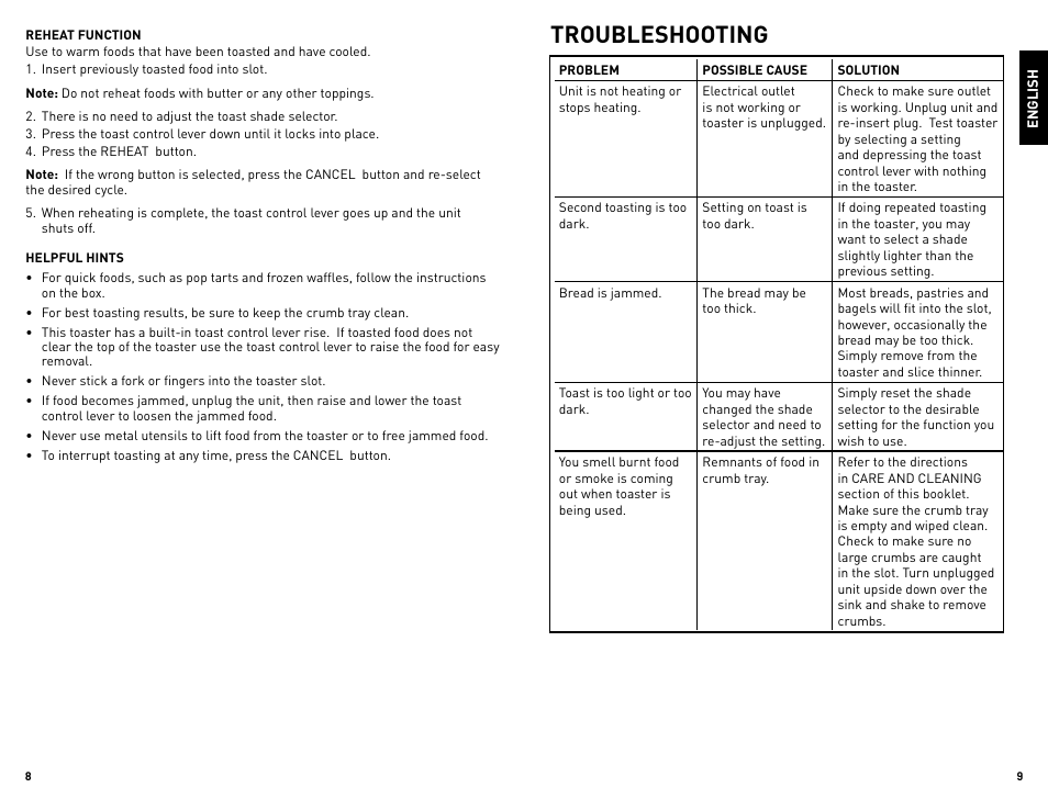 Troubleshooting | Black & Decker TR1200SB User Manual | Page 5 / 15