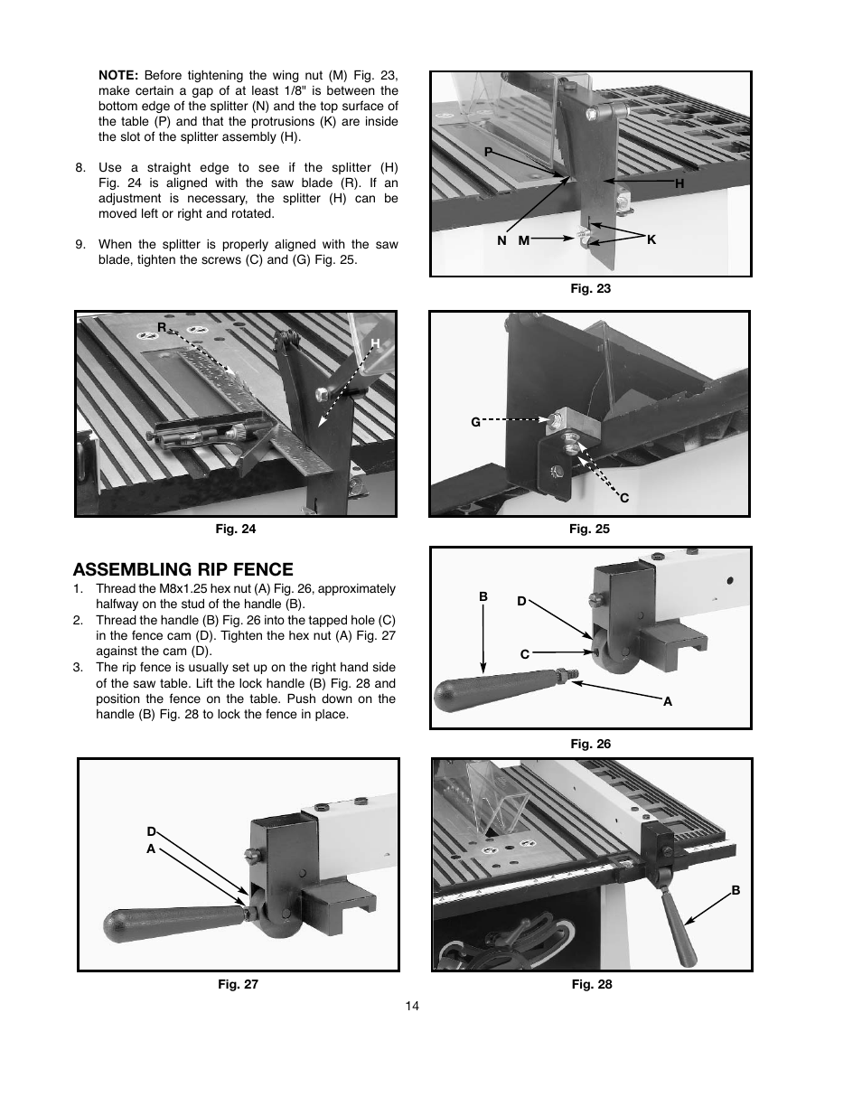 Assembling rip fence | Black & Decker 90521029 User Manual | Page 14 / 60