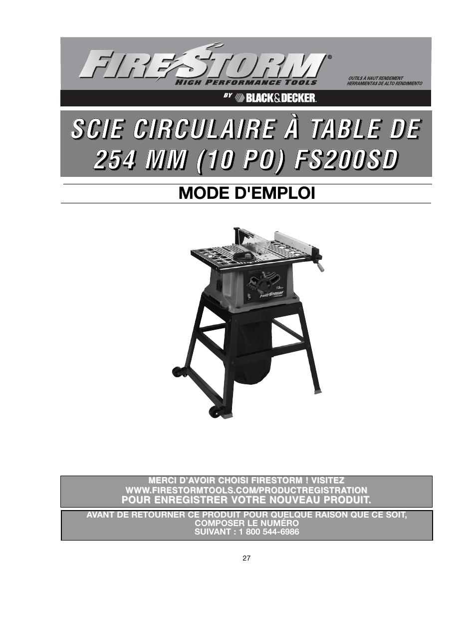 Black & Decker 90521029 User Manual | Page 27 / 60