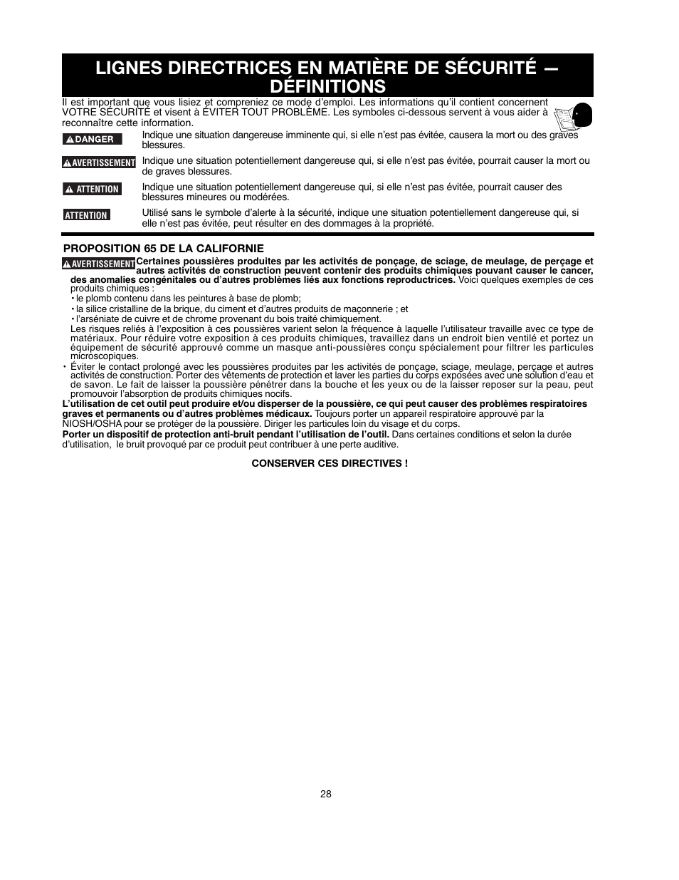 Black & Decker 90521029 User Manual | Page 28 / 60