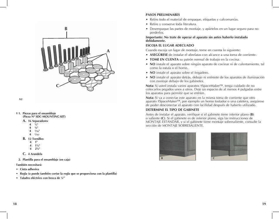 Ac b | Black & Decker CO100 User Manual | Page 10 / 17