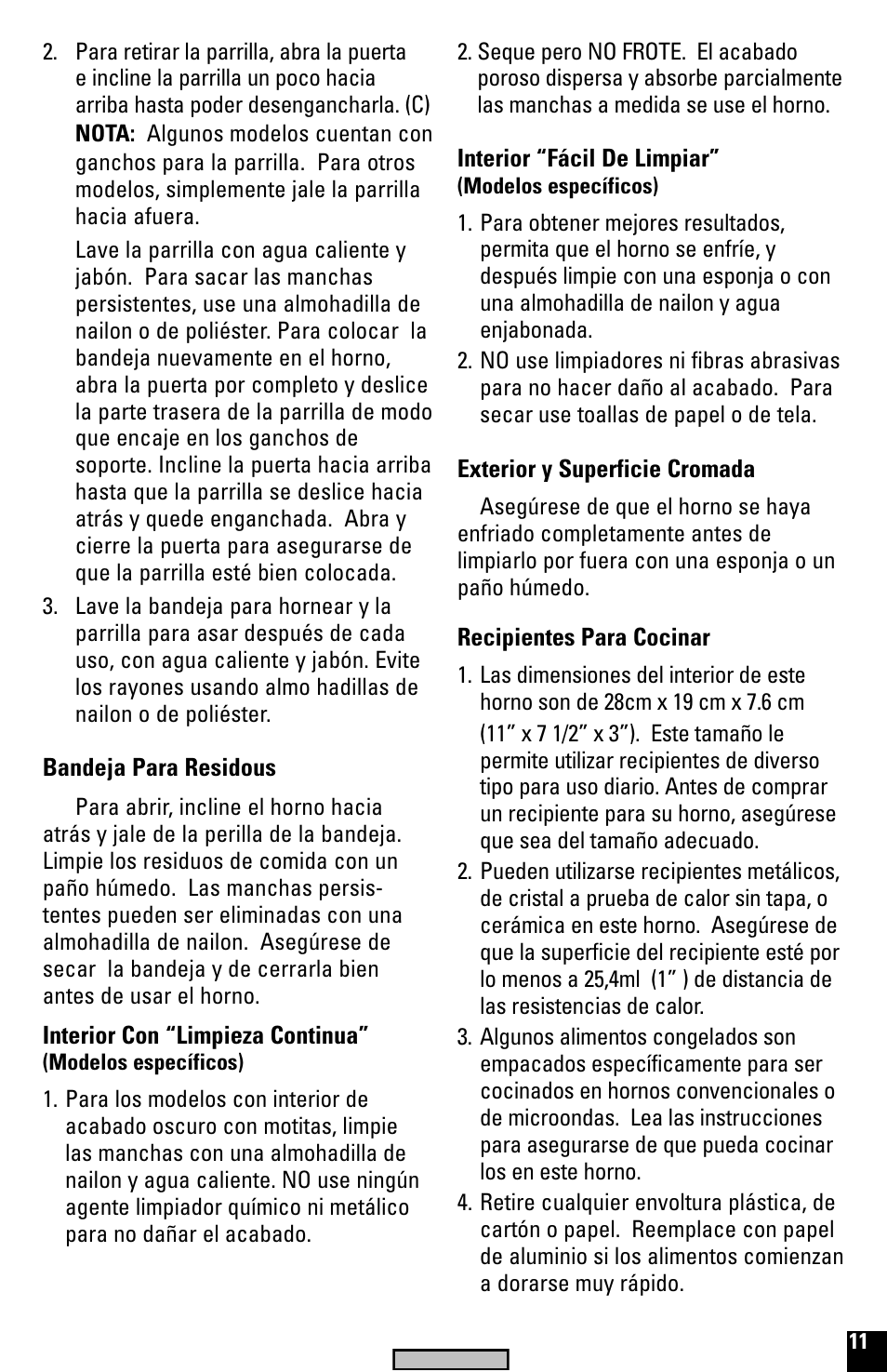 Black & Decker TRO520 User Manual | Page 11 / 20