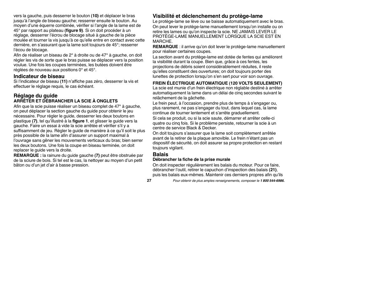 Black & Decker Fire Storm FS1500CMS User Manual | Page 27 / 47
