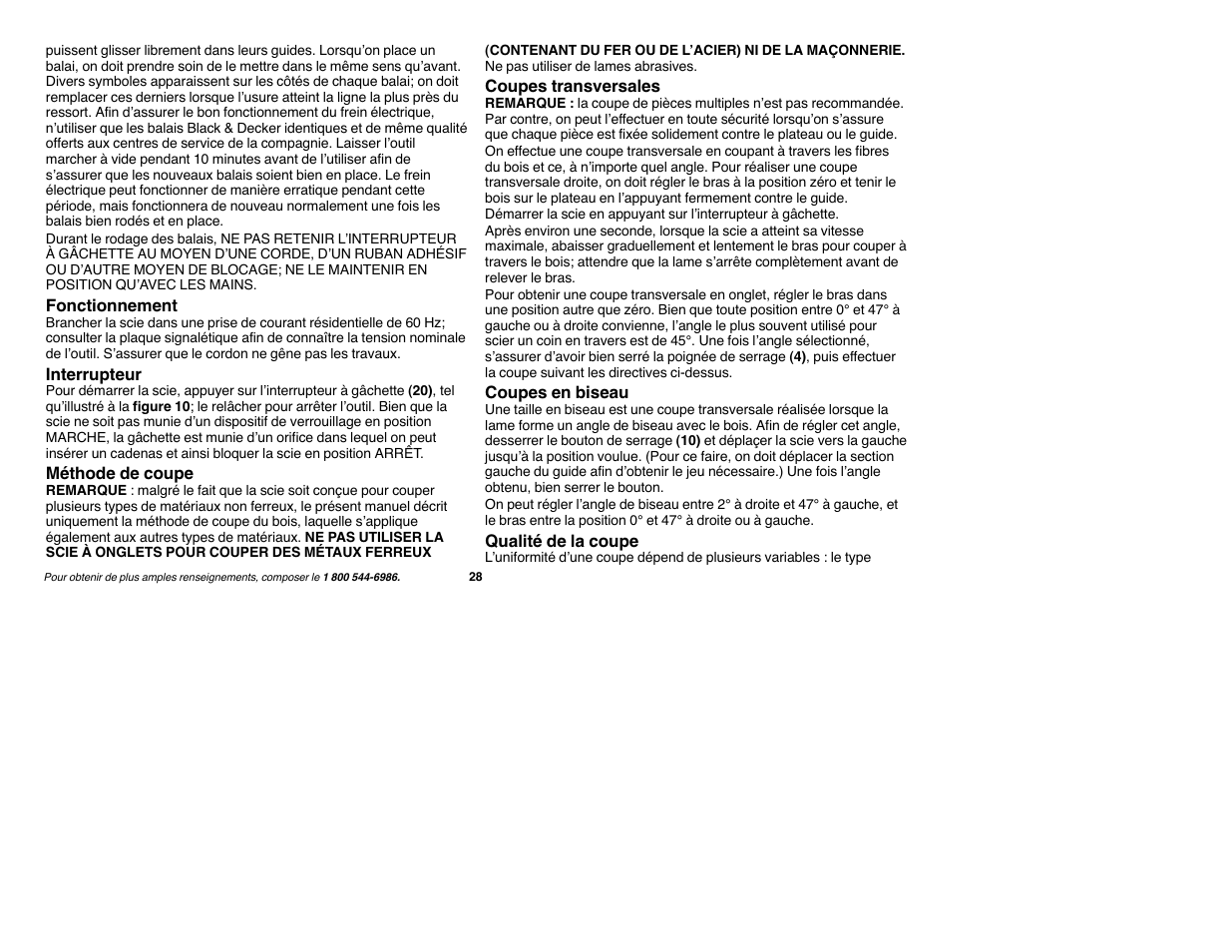 Black & Decker Fire Storm FS1500CMS User Manual | Page 28 / 47