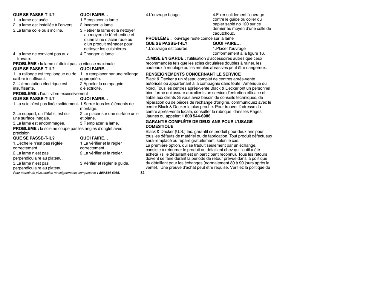 Black & Decker Fire Storm FS1500CMS User Manual | Page 32 / 47