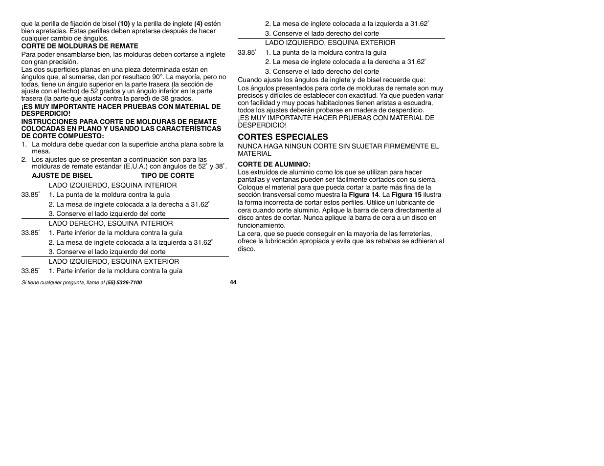Black & Decker Fire Storm FS1500CMS User Manual | Page 44 / 47