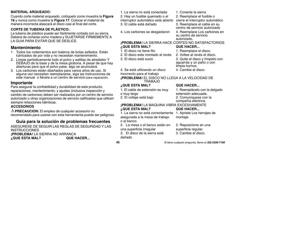 Black & Decker Fire Storm FS1500CMS User Manual | Page 45 / 47