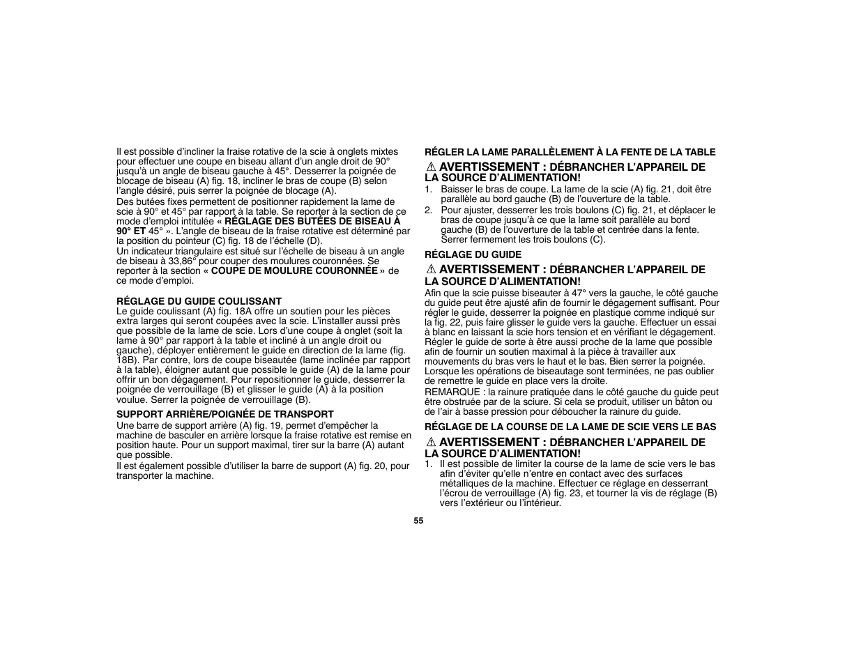 Black & Decker 90528012 User Manual | Page 55 / 88