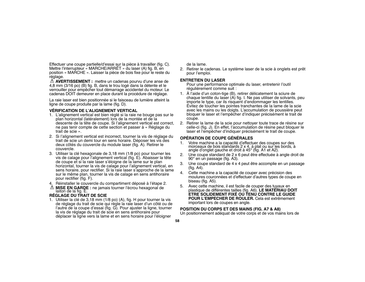 Black & Decker 90528012 User Manual | Page 58 / 88